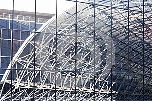 Reflection of office building windown