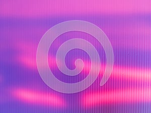 Reflection on plastic sheet for abstract minimalist background