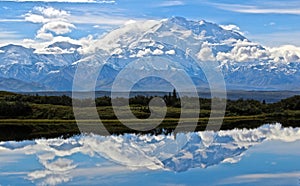 Reflection Pond at Wonder Lake in Denali National Park