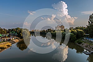 Reflection at the river