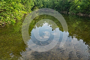Reflection in the Roanoke River
