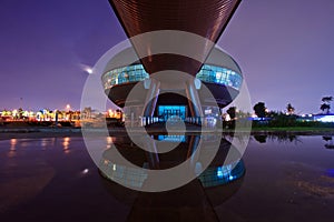 Reflection & Silhouette of Government Building