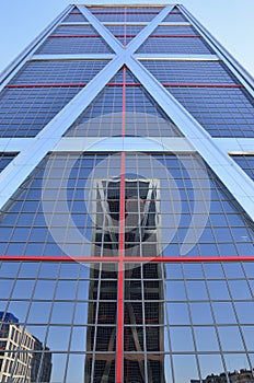 Reflection in skyscrapers