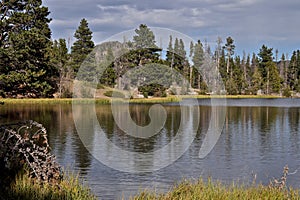 Reflection on Sprague Lake