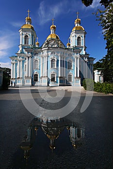 Reflection of St. Nicholas Naval Cathedral