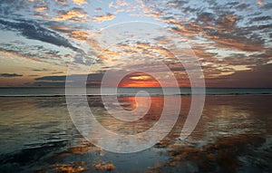 Reflection Sunset, Cable Beach, Broome,