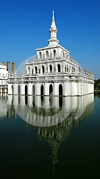 Reflection of a symbolic building