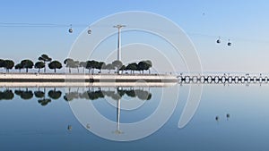 Reflection on the Tejo river