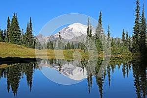 Reflection in Upper Tipsoo Lake