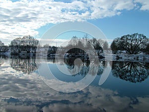 Reflection in water 3 photo