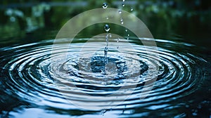 reflection water circle