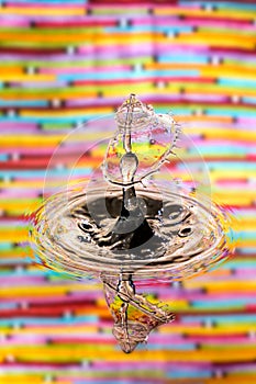 On Reflection water drop art