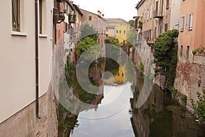Reflection on the water . Mantova , Italy