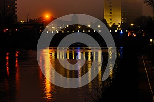 Reflection on the water