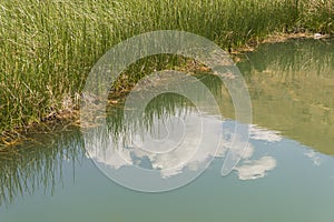 Reflection of water. photo