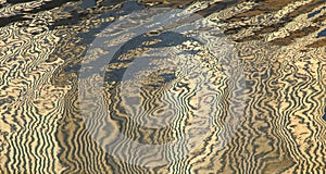 Reflection on water surface