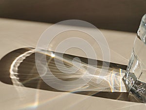 reflection from a waterglas