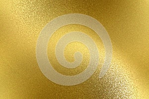 Reflection of wave gold metal, texture background