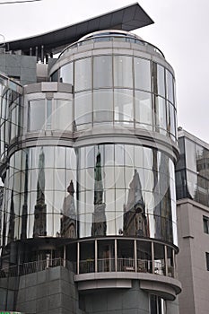 Reflection in window