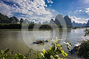 Reflection of Yellow Cloth - Photographing along Li River