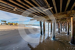 Reflections along the Santa Cruz Beach Boardwalk