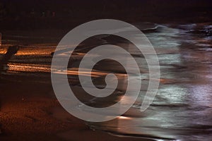 Reflections on the beach, Ixtapa