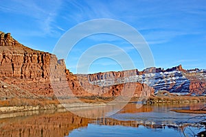 Reflections in the Colorado River, Utah