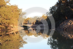 Reflections of the Darling River