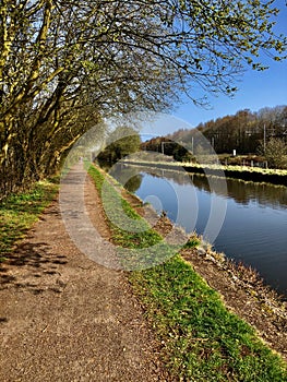 Reflections down the towpath