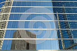 Reflections of Downtown Office Buildings