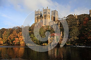 Reflections of Durham Cathedral photo