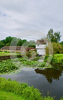 Reflections of the gatehouse