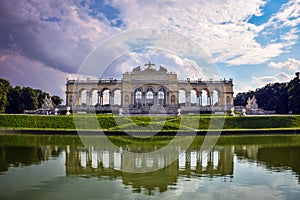 Reflections of the Gloriette - Schonbrunn Palace Gardens, Vienna