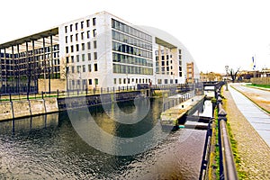 Reflections on Good Friday, approaching the museum quarter.