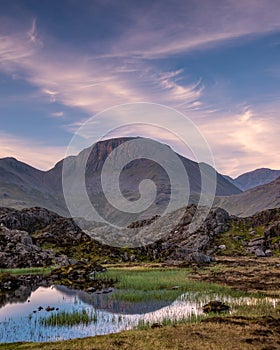 Reflections of Great Gable, Lake District