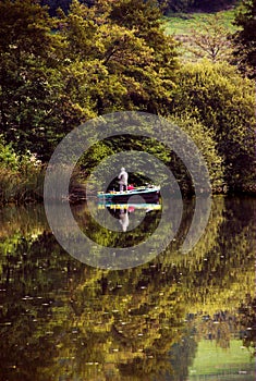 Reflections in a lake