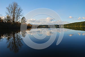 Reflections on Lake Maraetai, Mangakino, Taupo New Zealand Aotearoa