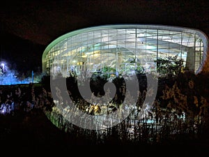 Centre parcs Woburn swimming pool night shot