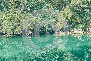 The reflections of life in the waters of the SoÄa river, but it wasn`t always like that ...