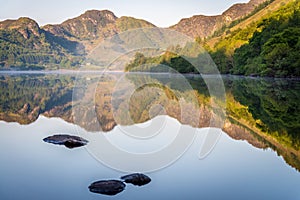Reflections on Llyn Crafnant