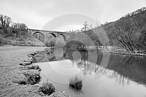 Reflections of Monsal Head Bridge