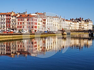 Reflections in the Nive River - Bayonne