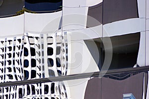 Reflections in Plate Glass Windows, Abstract Image