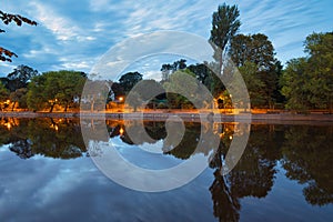 Reflections in the River Ouse in York