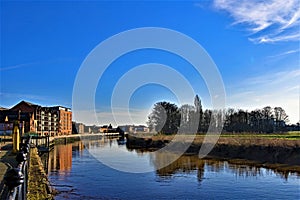 Reflections on the Riverside 3, in Gainsborough, Lincolnshire.