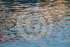 Reflections on sea water