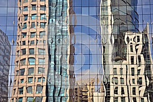 Reflections on Skyscraper photo