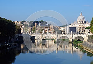 Reflections on the Tiber River, Rome