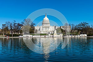 Reflections of the United States Capitol Building