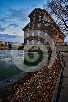 Reflections of the Wapsipinicon River Mill, Independence Iowa